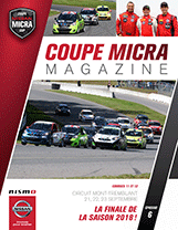 Pour la quatrième année consécutive, Pole-Position a le plaisir de vous offrir gratuitement les numéros spéciaux de Coupe Micra Magazine. Réalisés par notre équipe de journalistes et photographes et édités par Nissan Canada immédiatement après chacun des événements de la Coupe Nissan Micra, il vous font découvrir cette spectaculaire série de circuit routier canadien. Dans cette édition, la grande finale de la saison, présentée les 22 et septembre au Circuit Mont-Tremblant...