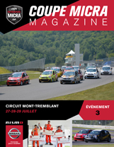 Pour la cinquième année consécutive, Pole-Position a le plaisir de vous offrir gratuitement les numéros spéciaux de Coupe Micra Magazine. Réalisés par notre équipe de journalistes et photographes et édités par Nissan Canada immédiatement après chacun des événements de la Coupe Nissan Micra, ils vous font découvrir cette spectaculaire série de circuit routier canadien. Dans cette édition, la Classique d’été disputée au Circuit Mont-Tremblant les 27 et 28 juillet...