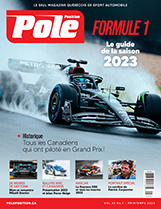 Notre guide de la saison 2023 de F1 mais aussi la présentation spéciale des séries NASCAR et rallye (WRC et événements canadiens), le portrait de Patrick Carpentier, tous les Canadiens ayant piloté en Grand Prix de F1, le Daytona 500 et les 24 Heures de Daytona (avec entrevue Mikaël renier) sont quelques-uns des sujets vedettes de cette édition. À conserver toute l’année pour les informations exclusives et les sujets présentant la nouvelle saison de sport automobile !