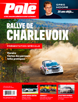 Présentation spéciale du Rallye de Charlevoix (cartes des parcours, horaire, itinéraires zones de spectateurs, etc.) et hommage à la disparition il y a 25 ans de Greg Moore sont deux des sujets vedettes de cette édition. À découvrir aussi nos sujets exclusifs de F1, Endurance (24 Heures du Mans, Spa,…), rallye et NASCAR, en plus du bilan en images du GP3R, le sport automobile canadien avec NASCAR canada, Coupe Nissan Sentra et la série SPC. À découvrir aussi nos chroniques et sujets historiques exclusifs.