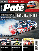 Cette édition vous présente le programme officiel du Rallye Défi (étape nord-américaine et canadienne de rallye disputée au Québec) ainsi que la course de NASCAR Truck qui aura lieu à Mosport fin du mois. En présentation spéciale, Pole-Position vous invite à découvrir le tout premier événement de Formula Drift qui aura lieu au Canada ! L'actualité de ce numéro, c'est aussi le GP de Trois-Rivières et l'exploit de Patrick Carpentier en Rallycross, et toute l'actualité internationale et nationale.