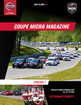 Pole-Position a le plaisir de vous offrir gratuitement les numéros spéciaux de Coupe Micra Magazine. Réalisés par notre équipe de journalistes et photographes et édités par Nissan Canada  immédiatement après chacun des événements de la Coupe Nissan Micra, il vous font découvrir cette toute nouvelle série de circuit routier canadien. Dans cette édition, les grands débuts, au Circuit Mont-Tremblant fin mai...