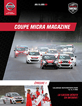 Pole-Position a le plaisir de vous offrir gratuitement les numéros spéciaux de Coupe Micra Magazine. Réalisés par notre équipe de journalistes et photographes et édités par Nissan Canada immédiatement après chacun des événements de la Coupe Nissan Micra, il vous font découvrir cette spectaculaire série de circuit routier canadien. Dans cette édition, l'épreuve d'ouverture de la saison, disputée les 14 et 15 mai à Calabogie...