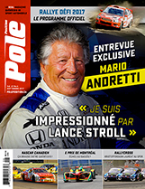 Plus des trois quarts du contenu de cette édition est totalement exclusive ! À commencer par notre entrevue de 4 pages que nous a accordé le légendaire Mario Andretti. IndyCar, F1, Endurance et même NASCAR et Formule E, tout est abordé ! De Formule E, il en est aussi question dans cette édition avec le ePrix de Montréal mais aussi notre enquête la motorisation électrique en général. Aussi dans ce numéro, le programme officiel du Rallye Défi, nos chroniques et actualité de la F1, NASCAR (incluant les séries québécoises), rallye, circuit routier national (6 pages spéciales) et karting.