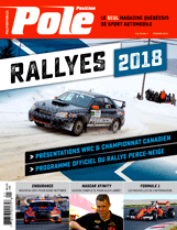 Comme de coutume, les compétitions de rallye sont en vedette de ce premier numéro de l'année, avec entre autres la présentation de la saison 2018 de WRC et du Championnat canadien, ainsi que le programme officiel du rallye Perce-Neige (carte, horaire, etc.). L'actualité c'est aussi la F1 (chronique de François Dumontier et nouvelles de l'intersaison), le NASCAR (présentation du Daytona 500) et la Coupe Nissan Micra (entrevue du champion 2017 Olivier Bédard). À découvrir également le calendrier 2018 des séries internationales, nationales et québécoises, en plus d'autres infos exclusives !