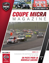 Pour la quatrième année consécutive, Pole-Position a le plaisir de vous offrir gratuitement les numéros spéciaux de Coupe Micra Magazine. Réalisés par notre équipe de journalistes et photographes et édités par Nissan Canada immédiatement après chacun des événements de la Coupe Nissan Micra, il vous font découvrir cette spectaculaire série de circuit routier canadien. Dans cette édition, l'épreuve d'ouverture de la saison, disputée les 19 et 20 mai à Mosport...