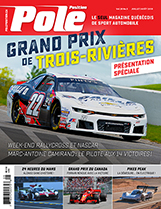 Cette édition vous propose en thème vedette la présentation du Grand Prix de Trois-Rivières, avec l'horaire, les activités des week-end Rallycross et NASCAR, mais aussi l'entrevue de Marc-Antoine Camirand (le détenteur du record de victoires au GP3R)... L'actualité, c'est aussi nos reportages spéciaux au Grand Prix du Canada, 24 Heures du Mans et les autres courses d'Endurance, le circuit routier national (Coupe Nissan Micra, SPC, F1600, etc.), la série canadienne de NASCAR et les exploits des pilotes québécois qui y évoluent, et le Rallye Baie-des-Chaleurs. Tout cela n'est qu'un aperçu d'une édition riche en actualité et sujets exclusifs.