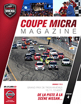 Pour la quatrième année consécutive, Pole-Position a le plaisir de vous offrir gratuitement les numéros spéciaux de Coupe Micra Magazine. Réalisés par notre équipe de journalistes et photographes et édités par Nissan Canada immédiatement après chacun des événements de la Coupe Nissan Micra, il vous font découvrir cette spectaculaire série de circuit routier canadien. Dans cette édition, l'épreuve 'Grand Prix de Trois-Rivières' au Circuit Trois-Rivières, Québec.